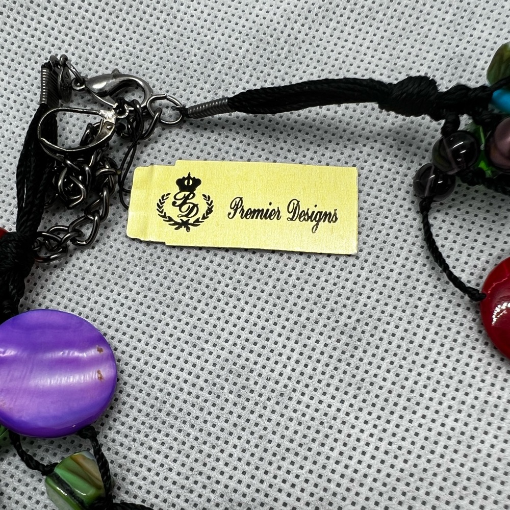🆕 Vintage multicolored Rare necklace - Picture 11 of 11